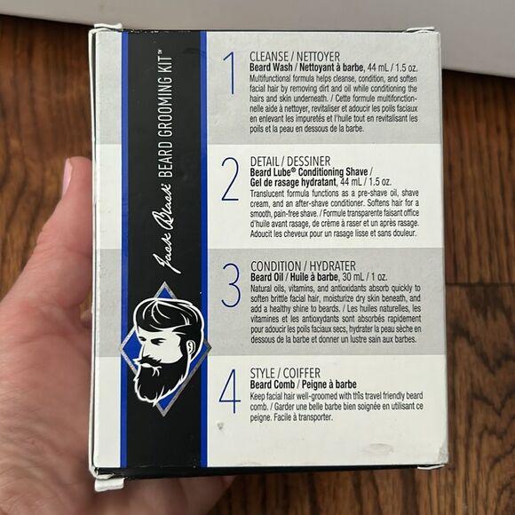 Jack Black Beard Grooming Travel Kit Includes Beard Wash/Beard Lube/Beard Oil - Picture 3 of 3
